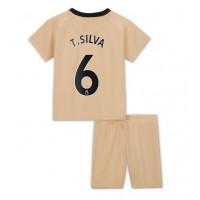 Chelsea Thiago Silva #6 Fotballklær Tredjedraktsett Barn 2022-23 Kortermet (+ korte bukser)